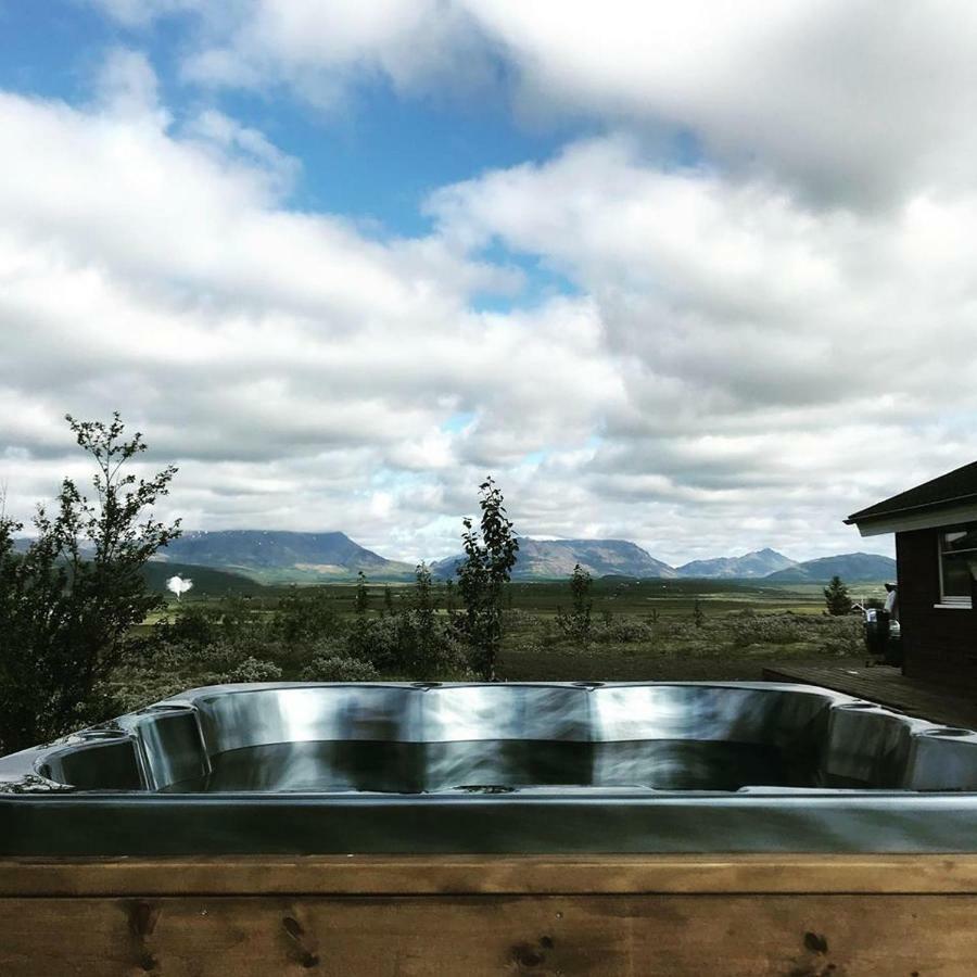 Villa Hilltop Cabin Hekla - Golden Circle - Geysir - Mountain View à Reykholt  Extérieur photo